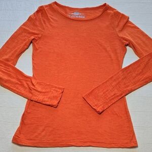 Witness Burnt Orange Burnout Tee Women's Size S